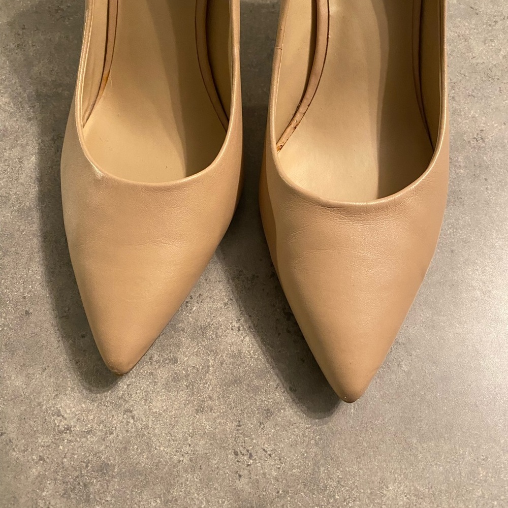 Karl Lagerfeld Tan Stiletto Heels - Picture 8 of 8